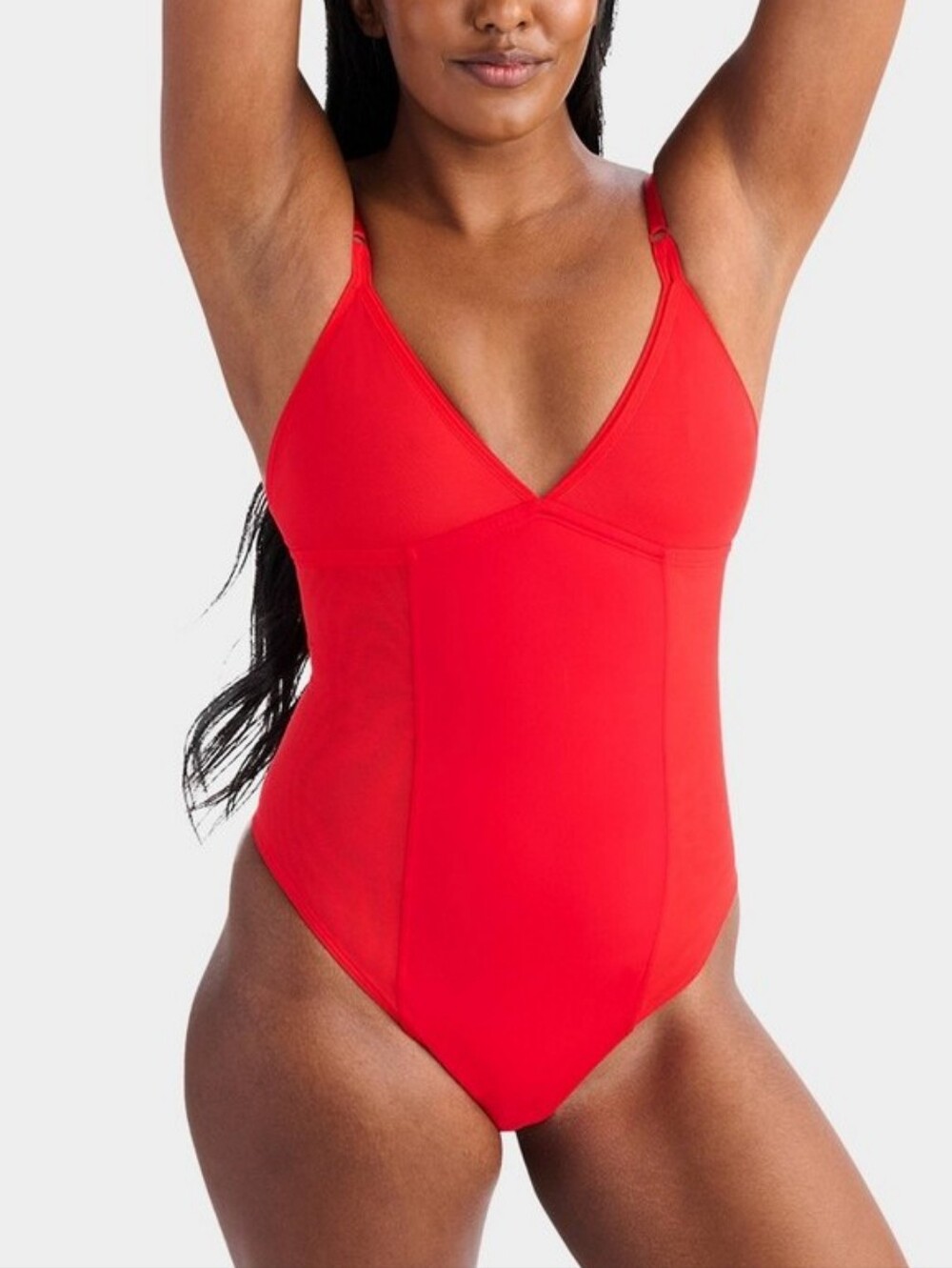 NWT Parade Mixed Mesh Bodysuit